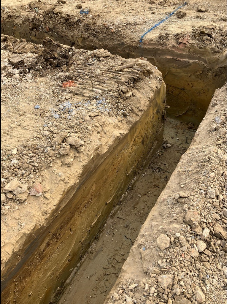 Yellowish-Brown Dense Clay Subsoil
